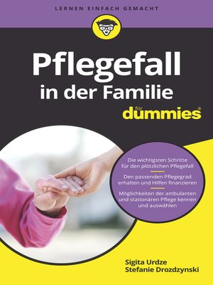 cover image of Pflegefall in der Familie f&uuml;r Dummies